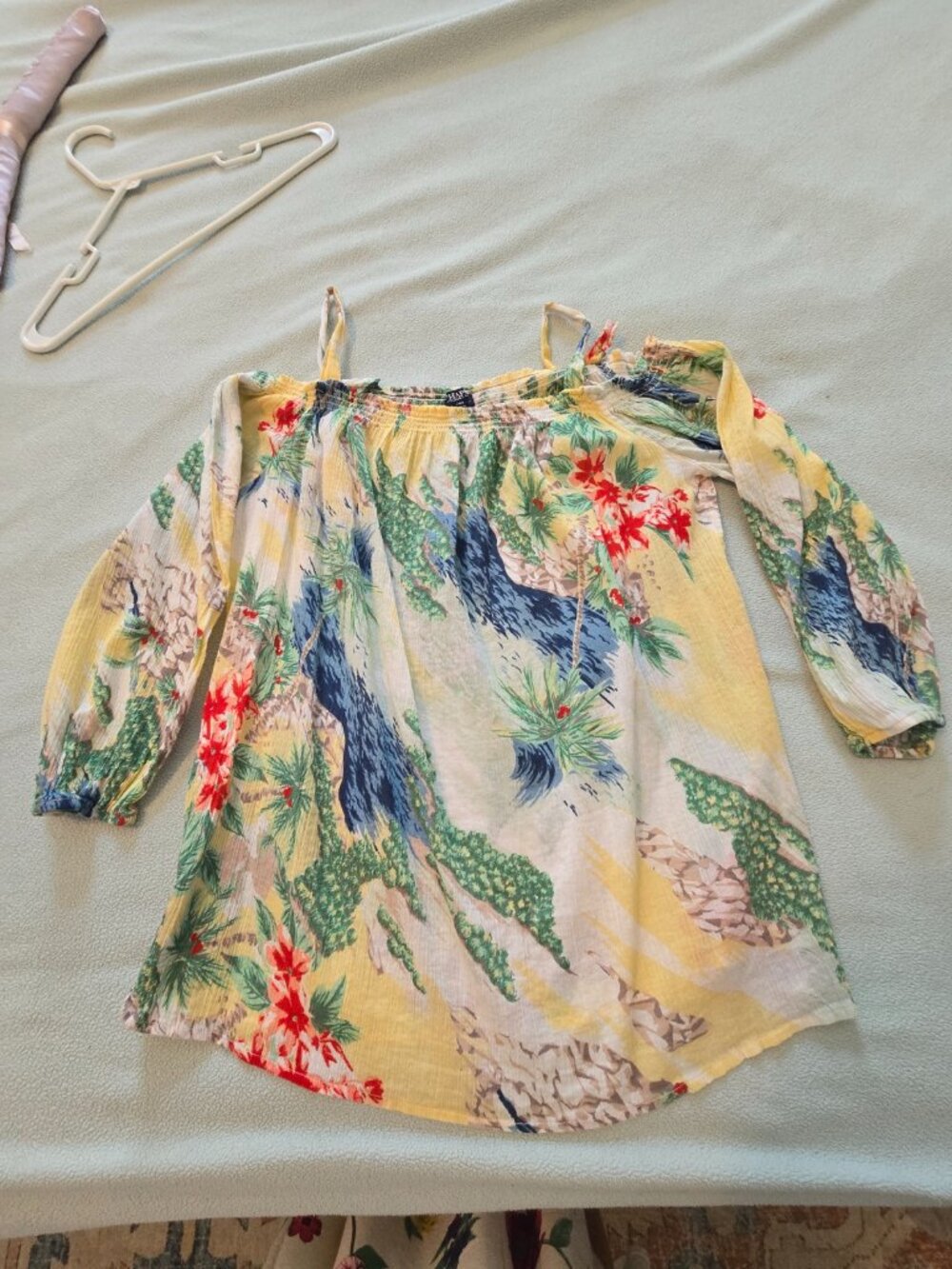 Ladies Chaps off shoulder top